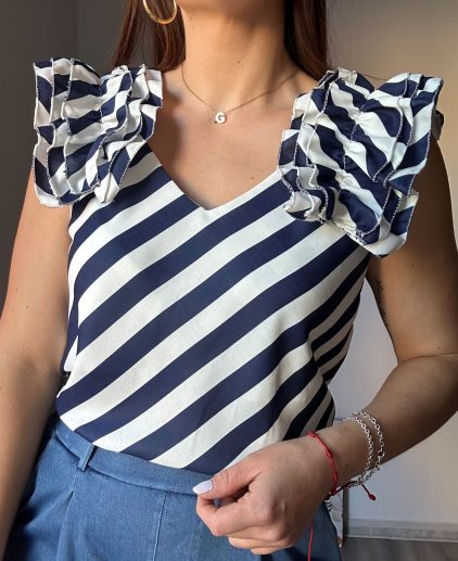Blusa rayas marineras