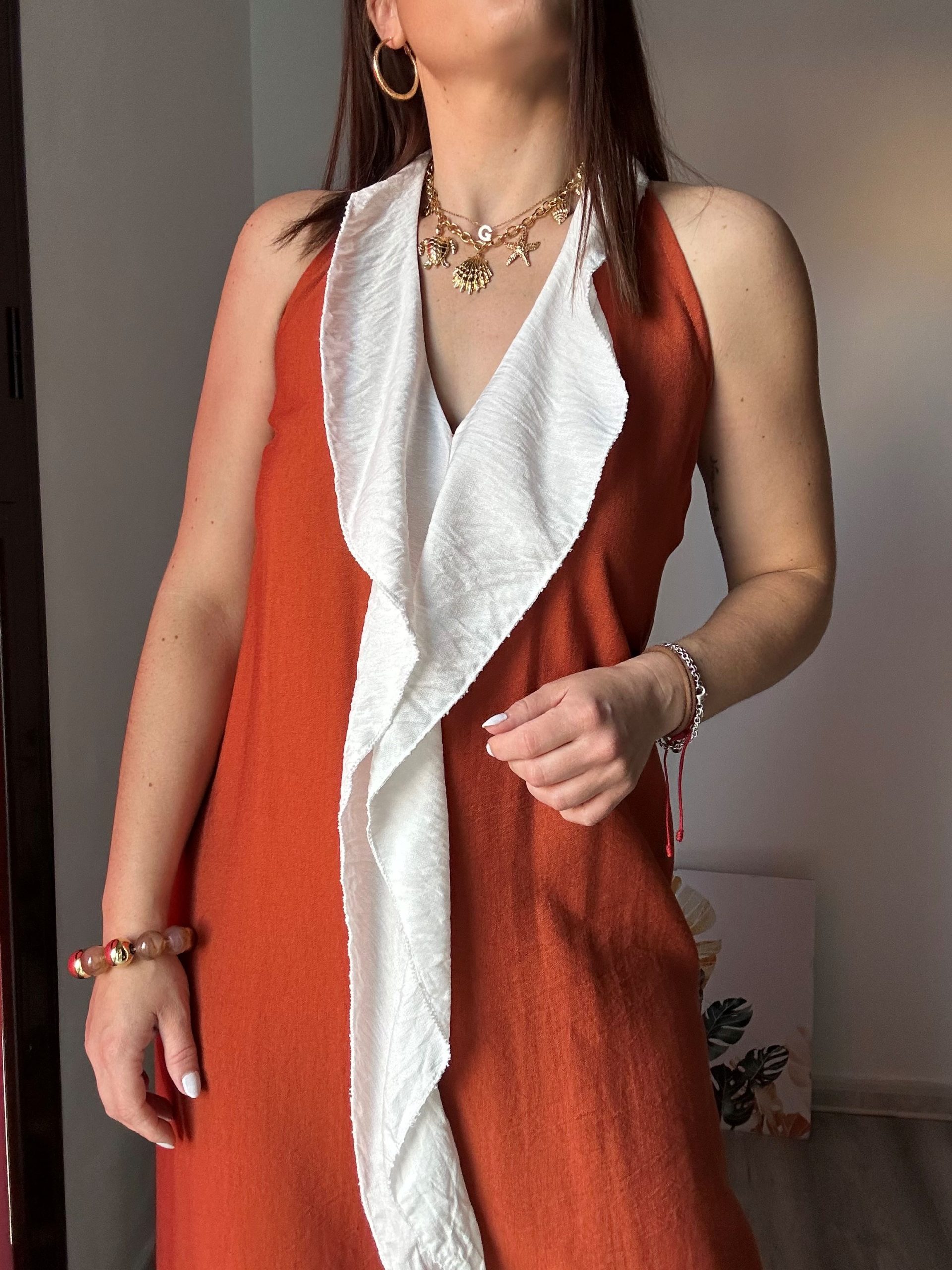 vestido teja volante 3