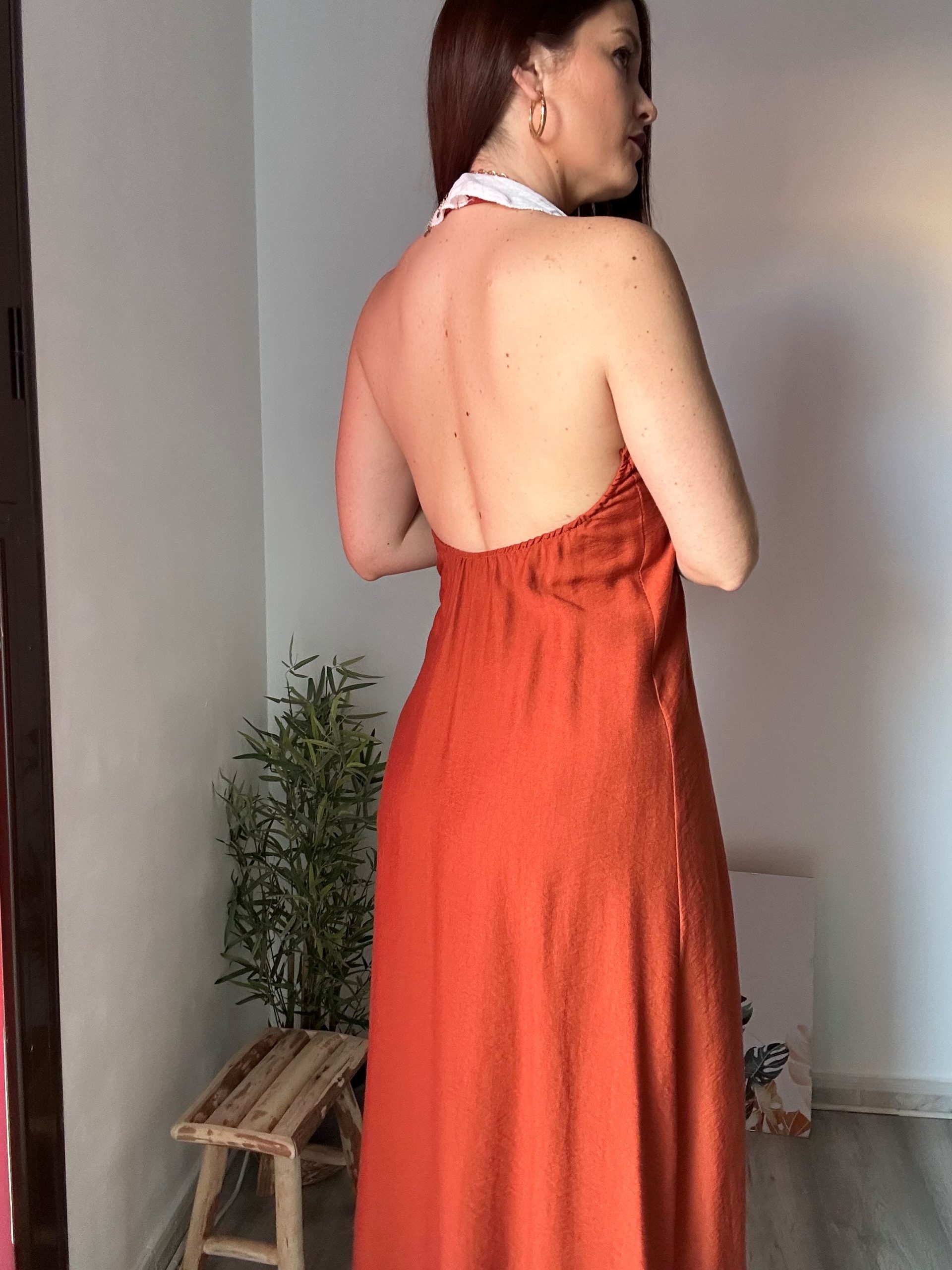 vestido teja volante 5
